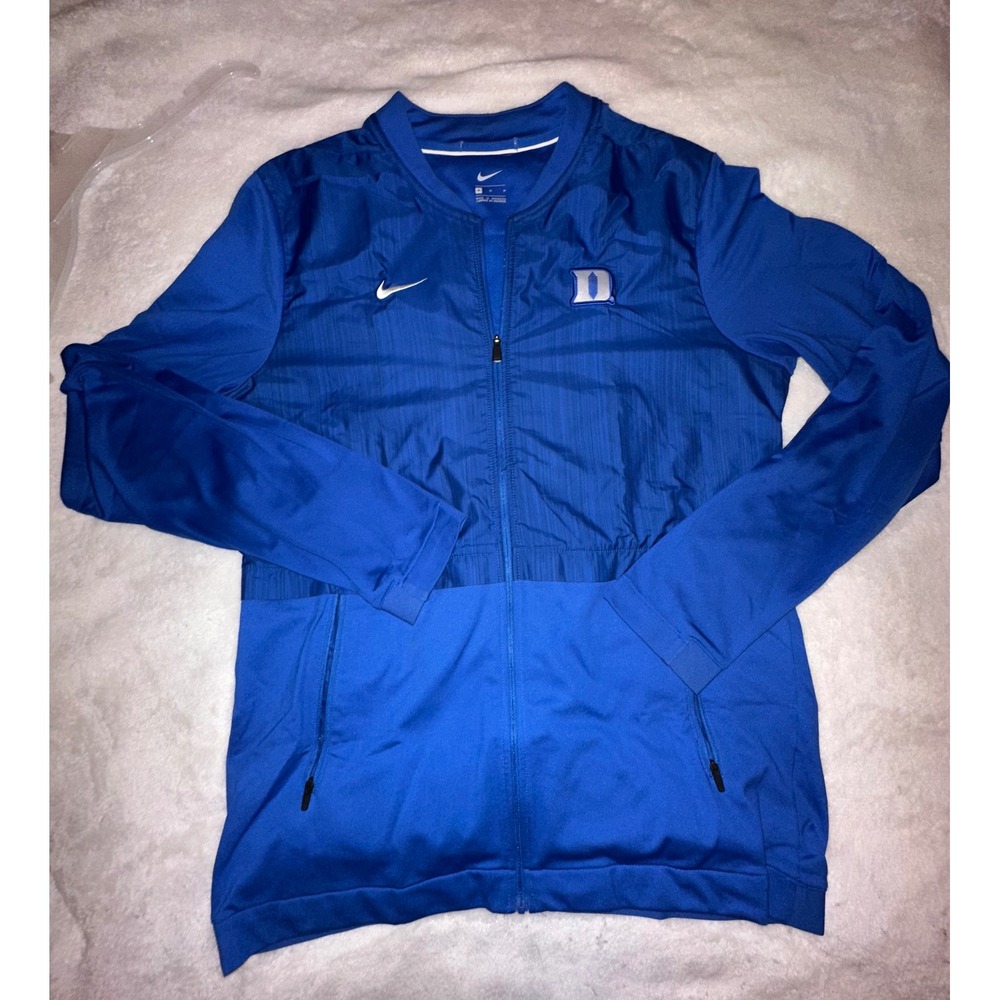 Nike‎ Duke Blue Devils Jacket Full Zip Lightweight Coat Mens Size M